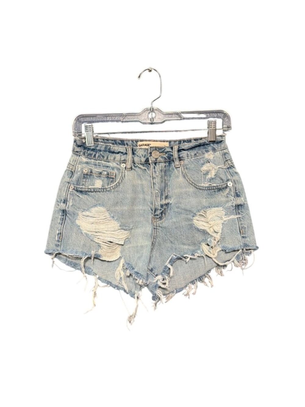 Garage Denim Distressed Festival Shorts